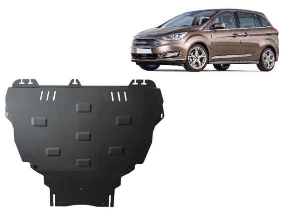 Steel sump guard for Ford C - Max