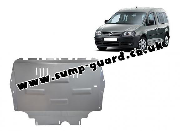 Aluminum sump guard for VW Caddy