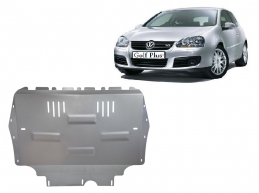 Aluminum sump guard for Vw Golf Plus