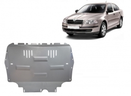 Aluminum sump guard for Skoda Octavia 2