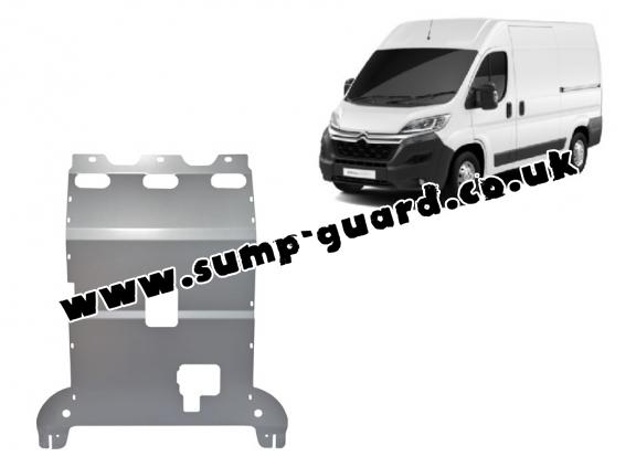 Aluminum sump guard for Citroen Jumper