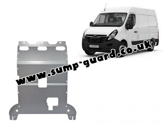 Aluminum sump guard for Vauxhall Movano  C 