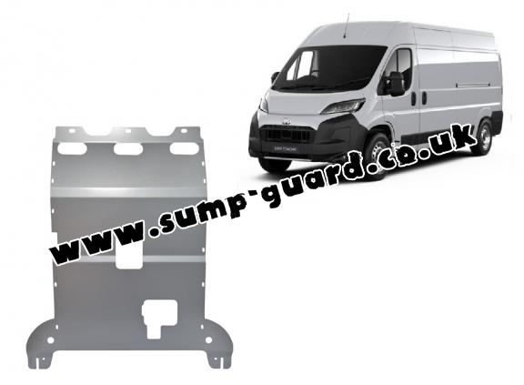 Aluminum sump guard for Toyota Proace Max