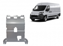 Aluminum sump guard for Toyota Proace Max