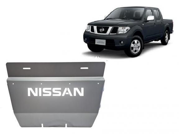 Aluminum radiator guard for Nissan Navara D40