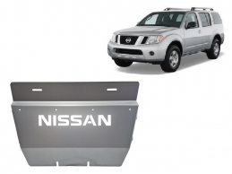 Aluminum radiator guard for Nissan Pathfinder