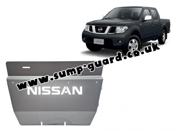 Aluminum radiator guard for Nissan Navara D40