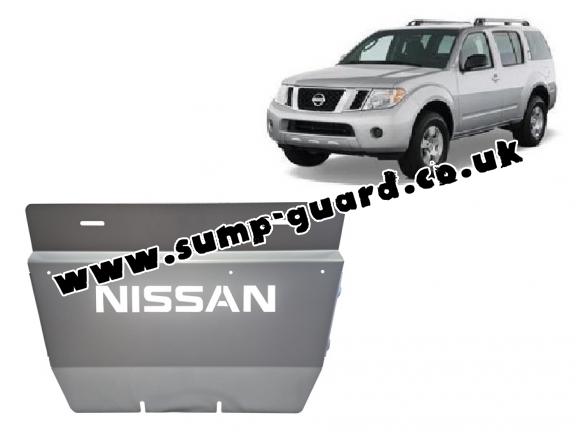 Aluminum radiator guard for Nissan Pathfinder