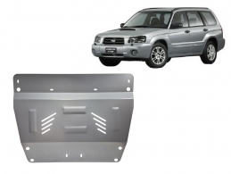 Aluminum sump guard for Subaru Forester 2