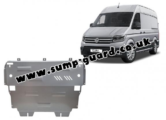 Aluminum  sump guard for Vw Crafter