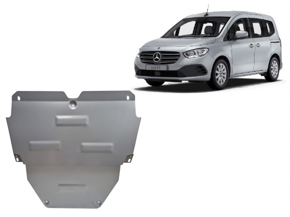 Aluminum sump guard for Mercedes T-Class