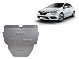 Aluminum sump guard for Renault Megane IV