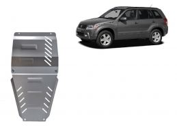 Aluminum gearbox and transfer case guard for Suzuki Grand Vitara 2