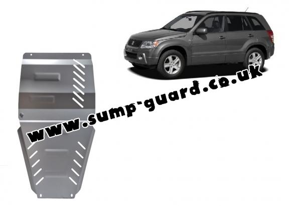 Aluminum gearbox and transfer case guard for Suzuki Grand Vitara 2