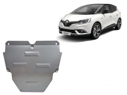 Aluminum sump guard for Renault Scenic IV