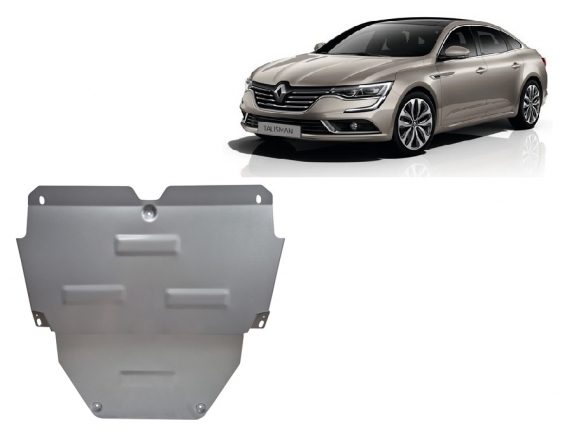 Aluminum sump guard for Renault Talisman