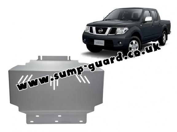 Aluminum sump guard for Nissan Navara