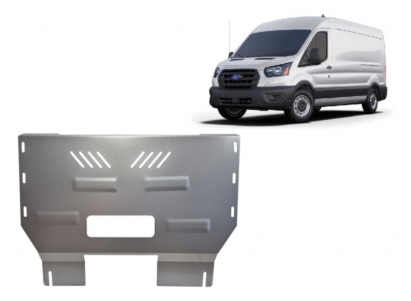 Aluminum sump guard for Ford Transit V363 4x4