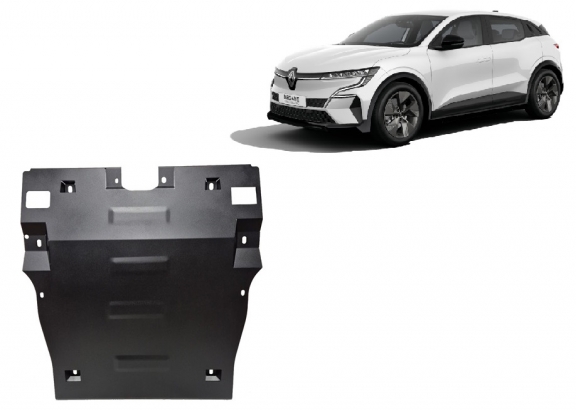 Steel sump guard for Renault Megane E-Tech