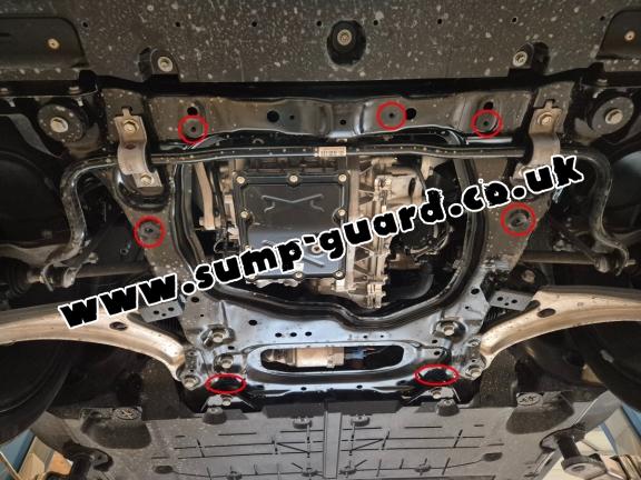 Steel sump guard for Renault Megane E-Tech