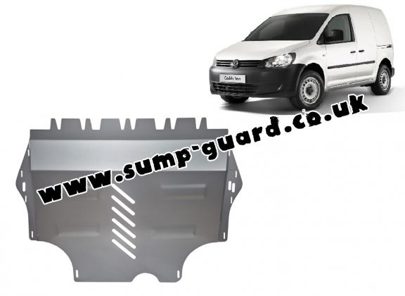 Aluminum sump guard for VW Caddy 