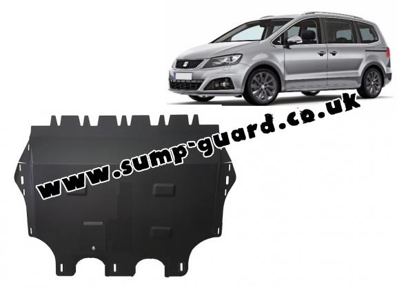 Steel sump guard for Seat Alhambra - Webasto