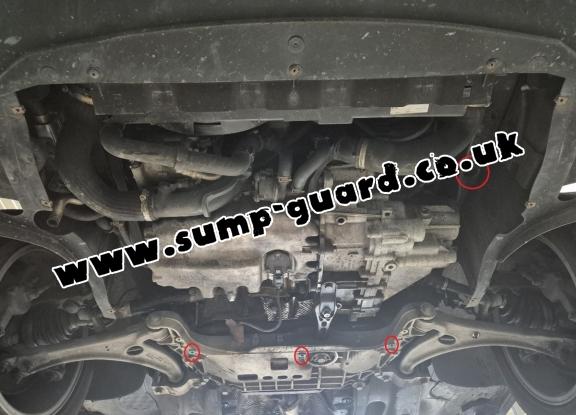 Steel sump guard for Volkswagen Sharan - Webasto