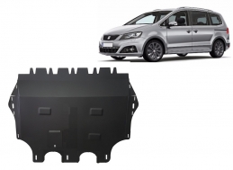 Steel sump guard for Seat Alhambra - Webasto