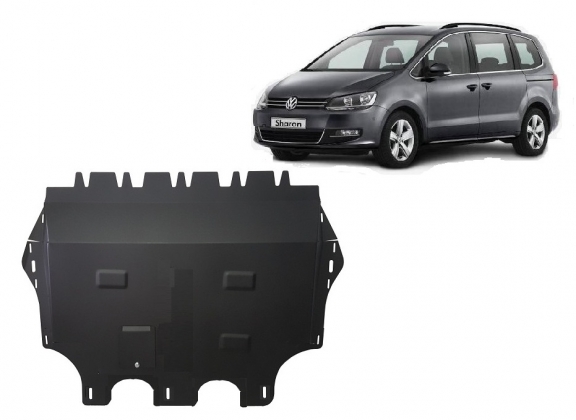 Steel sump guard for Volkswagen Sharan - Webasto