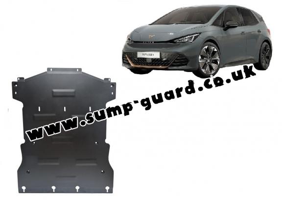 Steel sump guard for Cupra Born