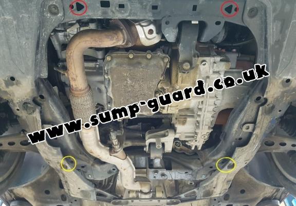 Steel sump guard for Vauxhall Insignia B