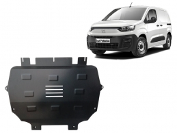 Steel sump guard for Fiat Doblo