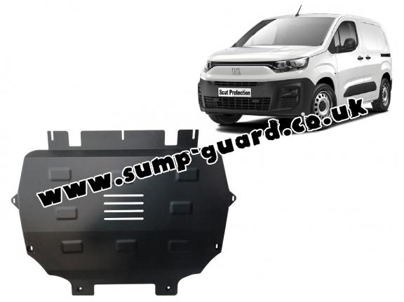 Steel sump guard for Fiat Doblo