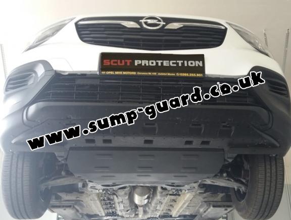 Steel sump guard for Fiat Doblo