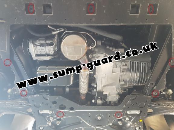 Steel sump guard for Fiat Doblo