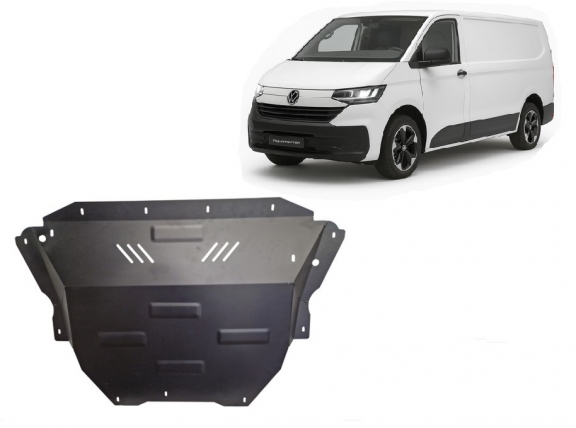 Steel sump guard for Volkswagen Transporter T7 Van