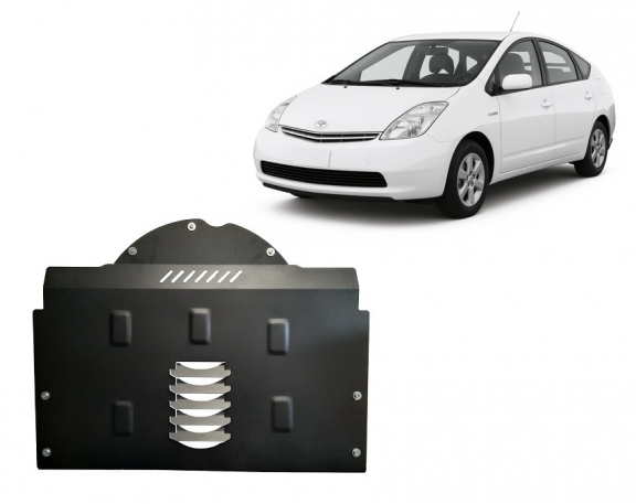 Steel catalytic converter guard/cat lock for Toyota Prius