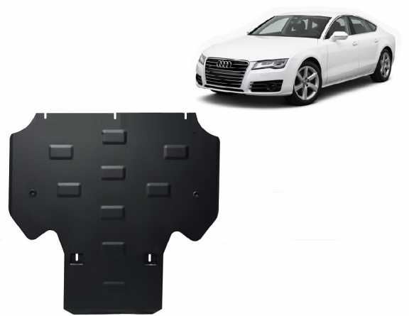 Steel gearbox guard for Audi A7