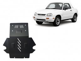 Steel sump guard for Suzuki X90