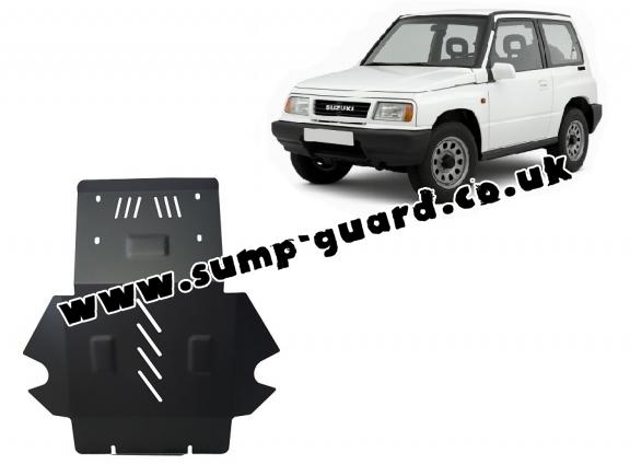 Steel sump guard for Suzuki Vitara