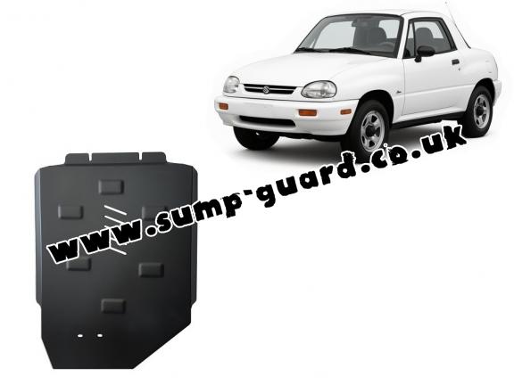 Steel gearbox guard for Suzuki X90