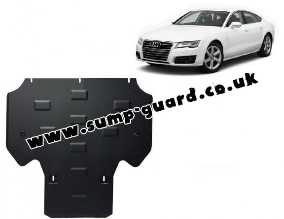 Steel gearbox guard for Audi A7