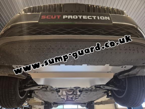 Aluminum sump guard for Ford Transit Connect