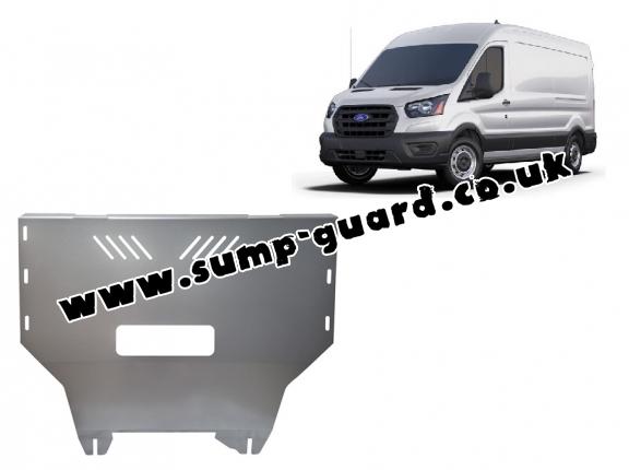 Aluminum sump guard for Ford Transit 4x4
