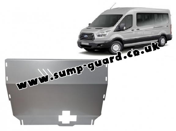 Aluminum sump guard for Ford Transit FWD