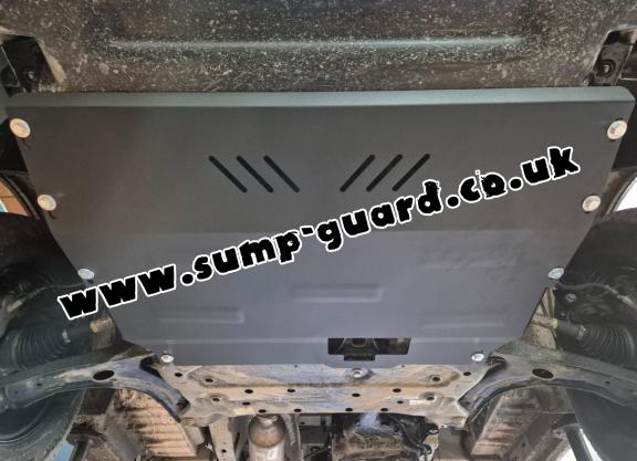 Aluminum sump guard for Ford Transit FWD