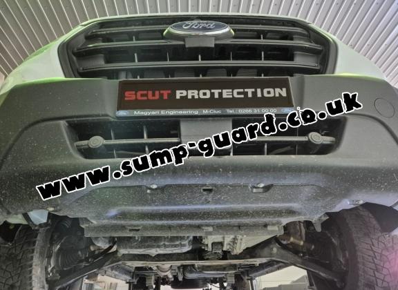 Aluminum sump guard for Ford Transit FWD