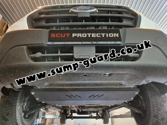 Aluminum sump guard for Ford Transit FWD