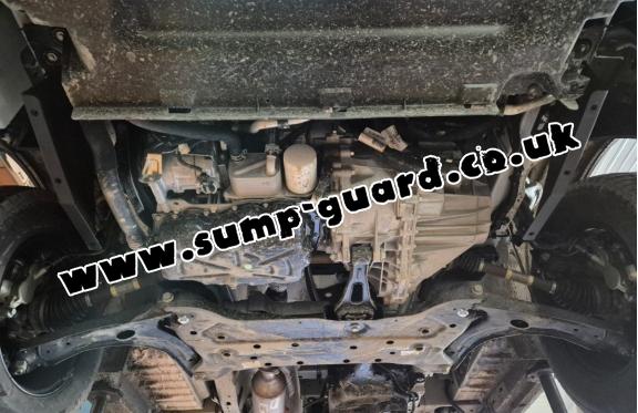 Aluminum sump guard for the protection of the engine and the gearbox for Ford Transit Custom - FWD