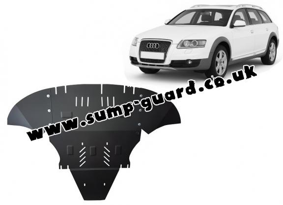 Steel sump guard for Audi A6 Allroad 2 - avec latéraux